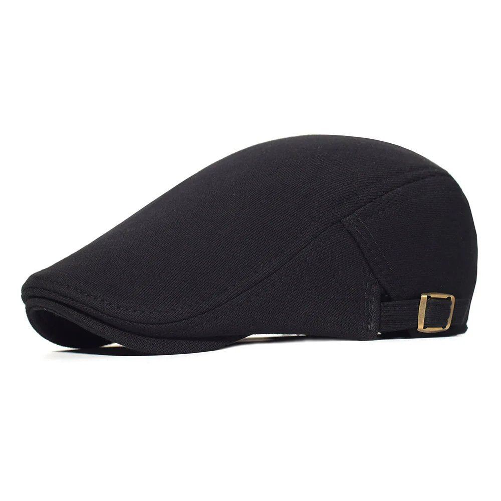 Reidar™ – Justerbar Flat Cap med Pustende Strikk