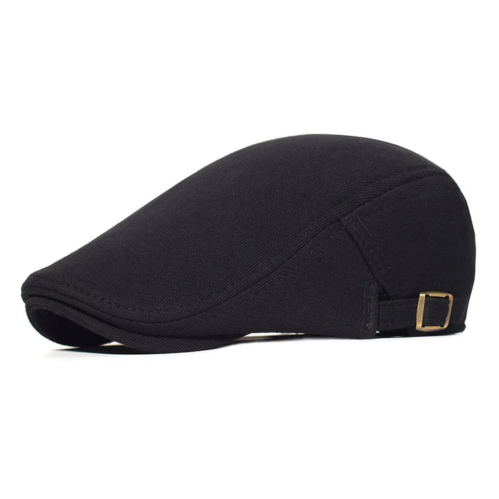 Reidar™ – Justerbar Flat Cap med Pustende Strikk