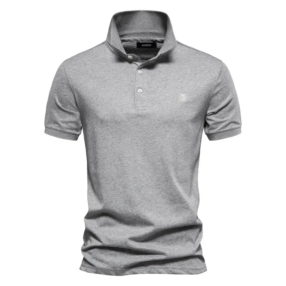 Kjell™ – Premium Brodert Polo med Korte Ermer