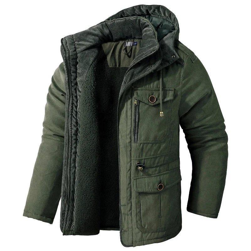 Gustav™ – Hettefleece-lined Cargo Vinterparka