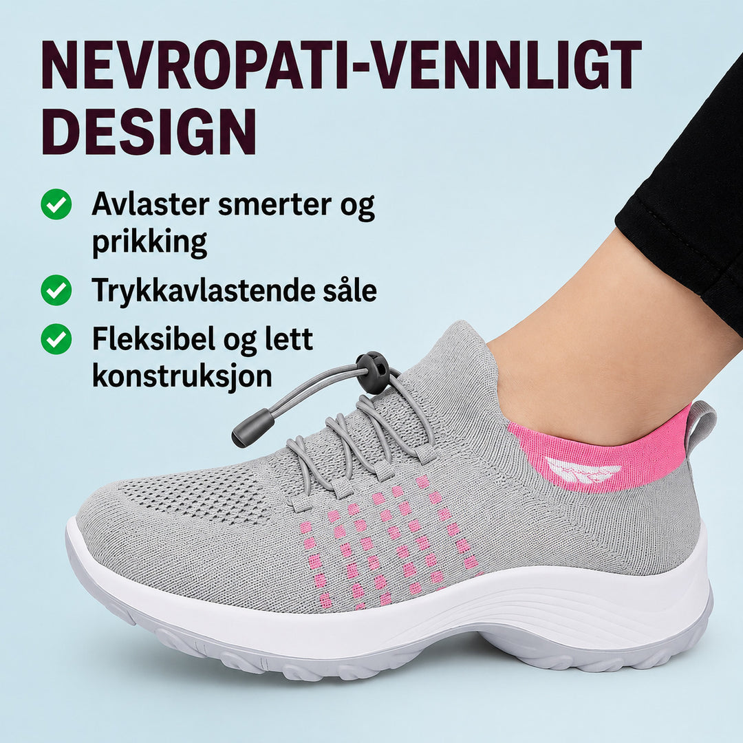 Celine™ – Polstret Komfort Gå-Sneaker