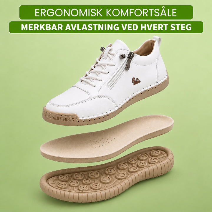 OrthoFit™ – Ergonomiske Polstrede Sneakers med Sideglidelås