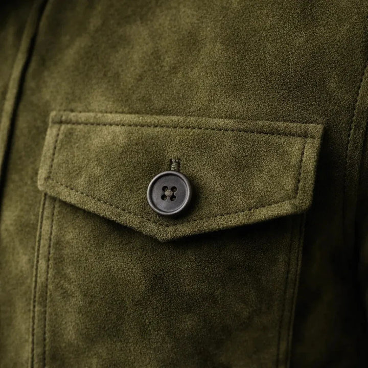 Isak™ – Militærinspirert Kort Jakke med Lommer
