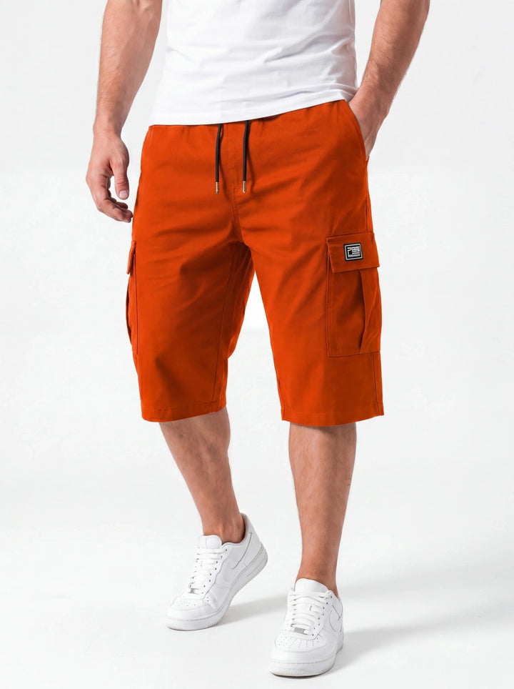 Delilah™ – Drawstring Cargo Pocket Knee Length Shorts