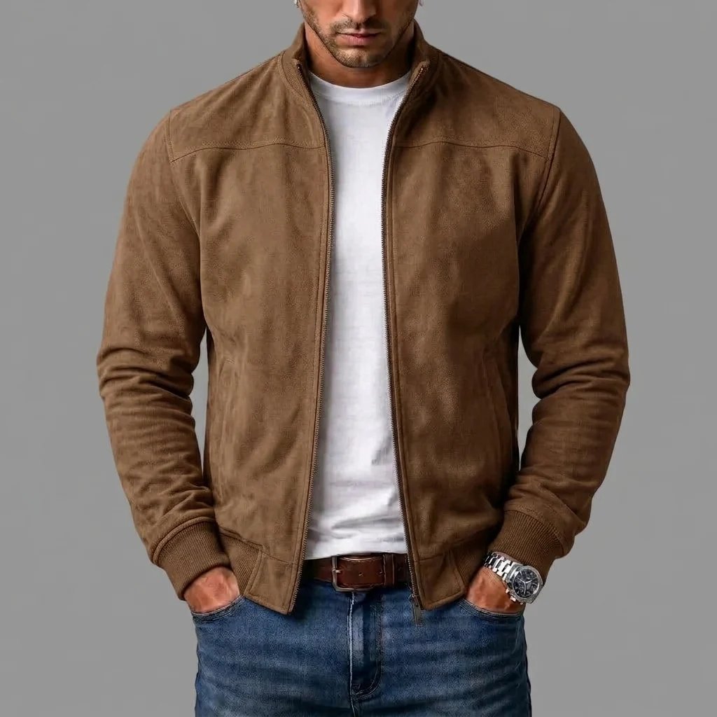 Oliver™ – Full-Zip Ståkrage Bomberjakke