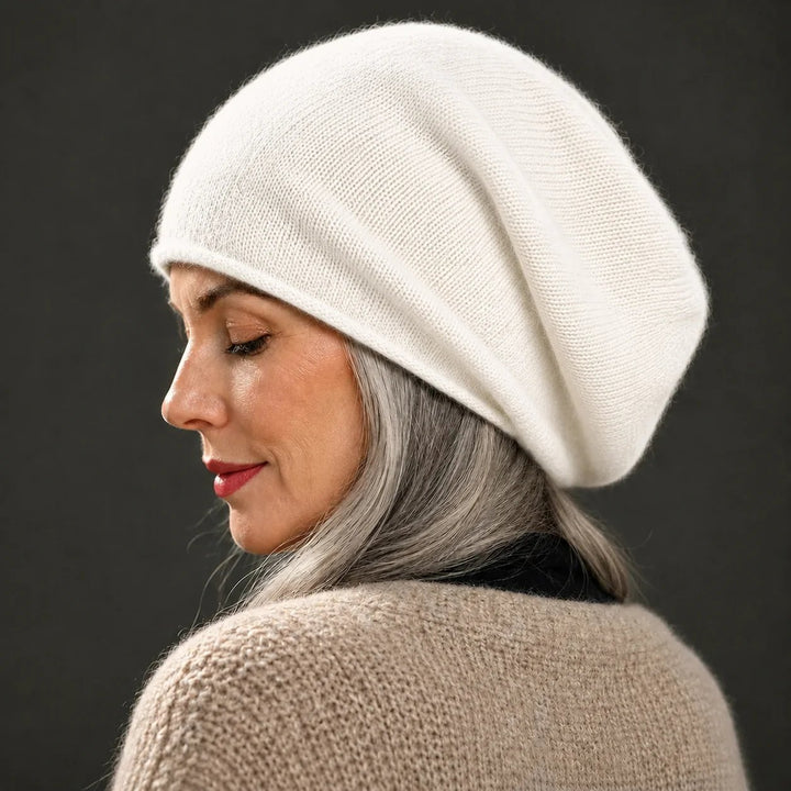 Anneli™ – Slouchy Strikket Lue Myk Vinterhatt