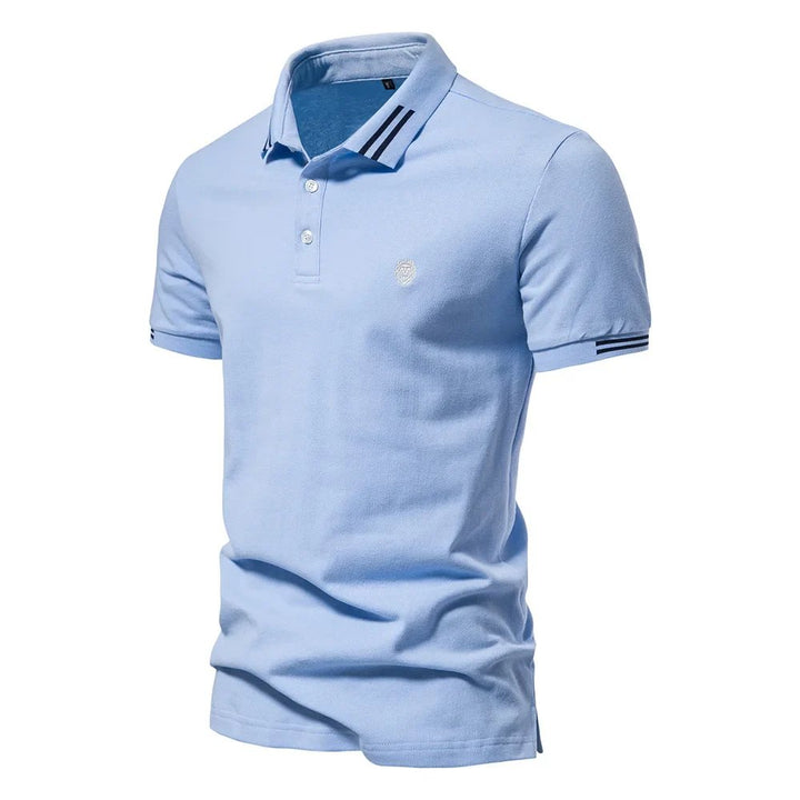 Ruben™ – Brodert Crest Krage Polo Shirt