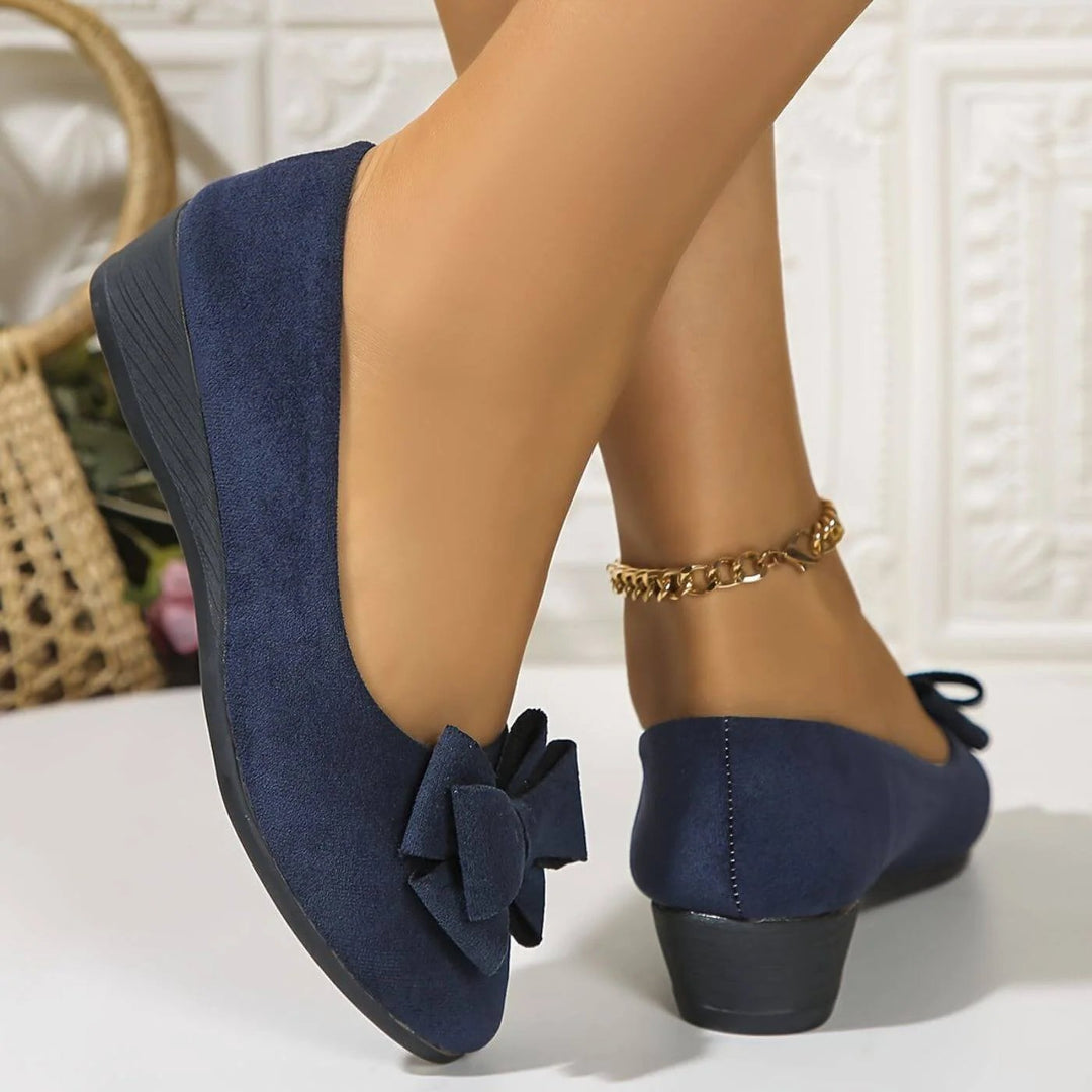 Maud™ – Polstret Bue Wedge Ballettsko