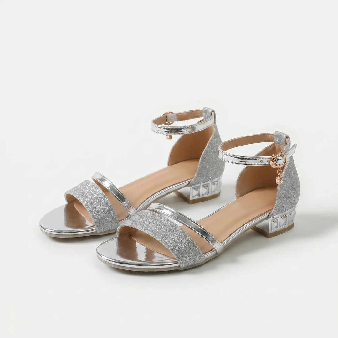 Janne™ – | Elegante ankelrem blokkhæl sandaler