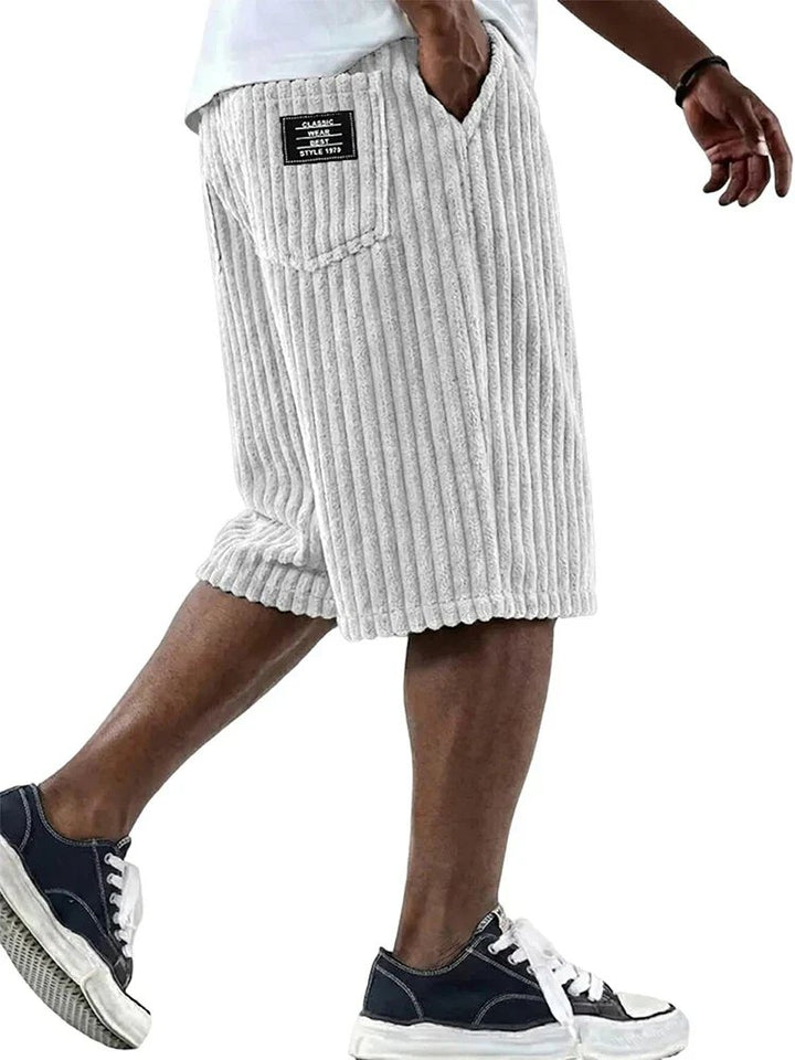 Erik™ – Behagelige Ribbestrikkede Fritidsshorts