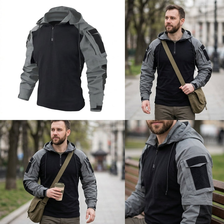 Kristian™ – Taktisk hettegenser med kvart glidelås