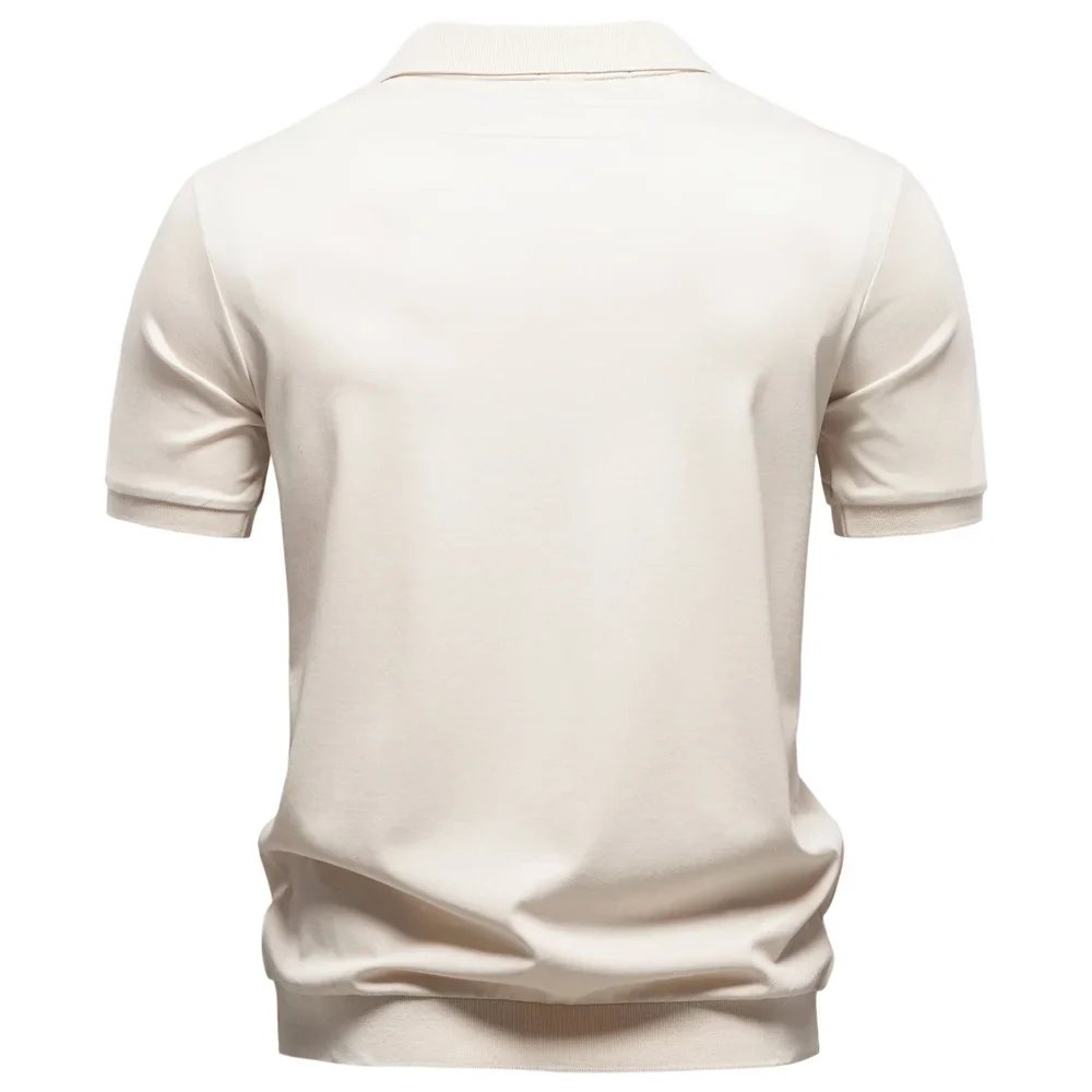 Roman™ – | Pustende V-hals Polo-Skjorte
