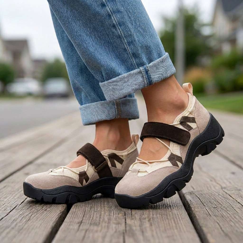 SoftSteps™ – Justerbare stropp chunky sport sandaler