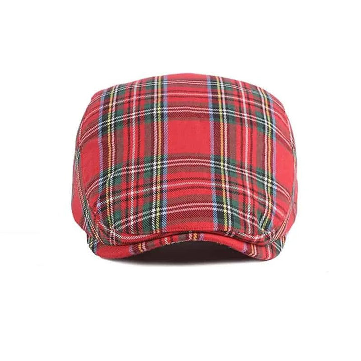 Einar™ – Skotsk Tartan Strukturert Flat Cap