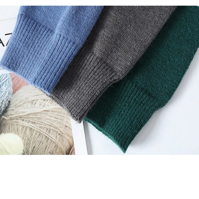 Aksel™ – Fargeblokk Kabelstrikk Crewneck Genser