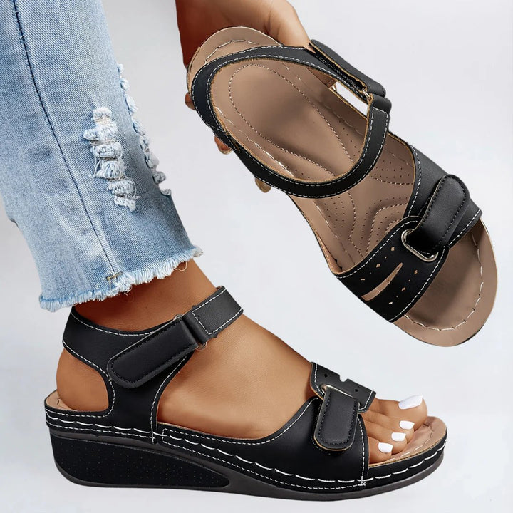 Edith™ – Ortopediske Polstrede Justerbare Stropp Sandaler