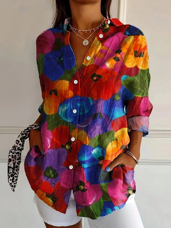 Ella™ – Lett bluse med knapper foran