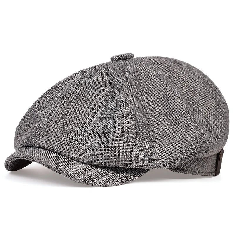 Leif™ – Åtte panelers pustende newsboy caps