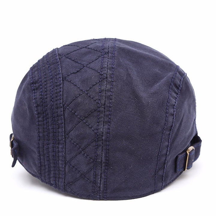 Edvin™ – Vattert Diamantstikksom Flat Caps