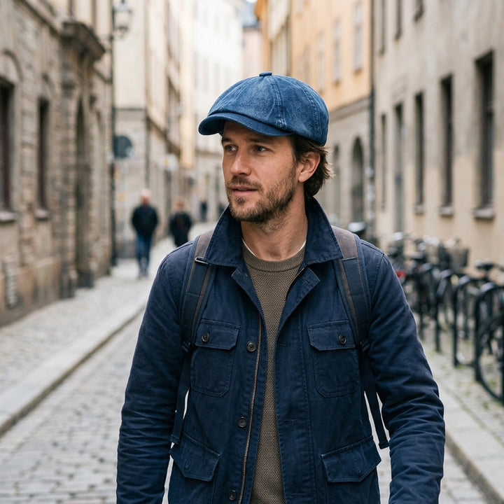 Alf™ – Justerbar Stroppe Åtte-panel Newsboy Caps