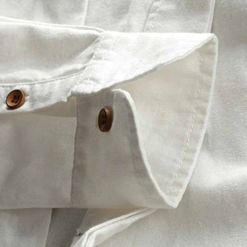 Benjamin™ – Distinktiv Ståkrage Knappeopp Shirt