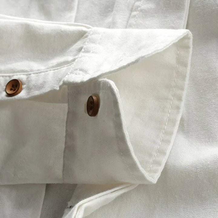 Benjamin™ – Distinktiv Ståkrage Knappeopp Shirt