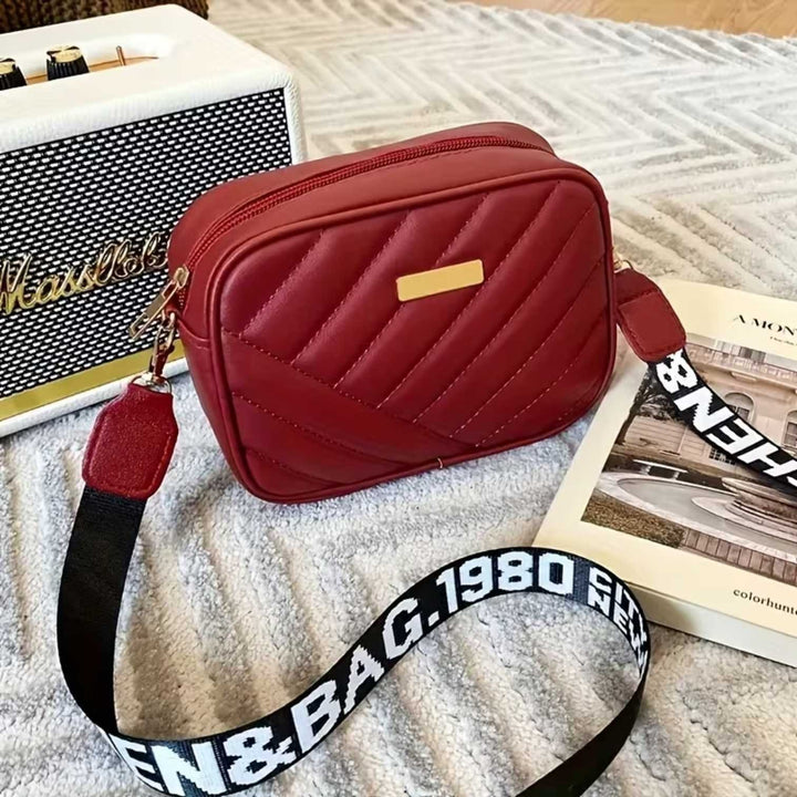 Anniken™ – Kviltet Crossbody Kamera Veske med Justerbar Rem