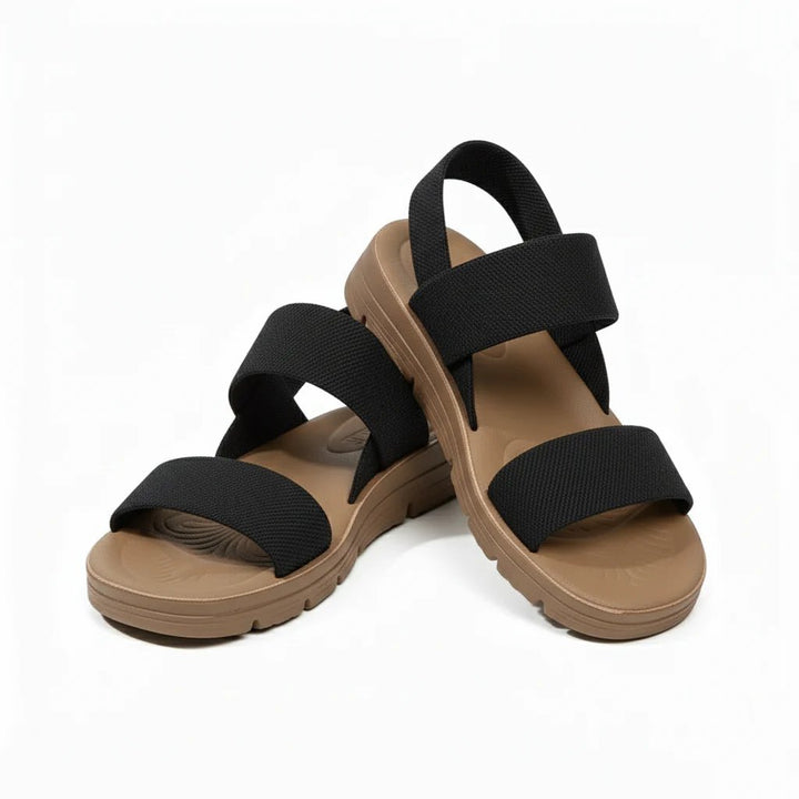 Mina™ – Ortopediske Teksturert Plattform Sandaler