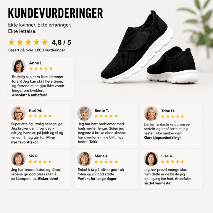 Nova™ – Lette Anti-Slip Komfort Sneakers (1+1 GRATIS)
