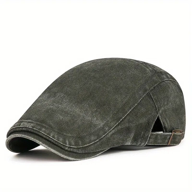 Knut™ – Justerbar Stenvasket Flat Cap
