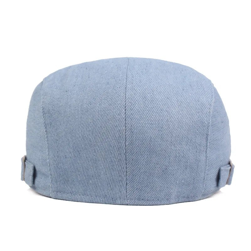 Victor™ – Justerbar Flat Cap med Messing Spenne