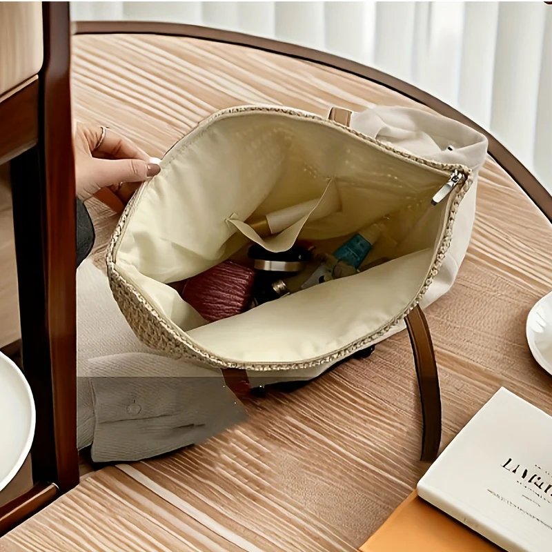 Willow™ – Åpenvevd, oversized tote bag