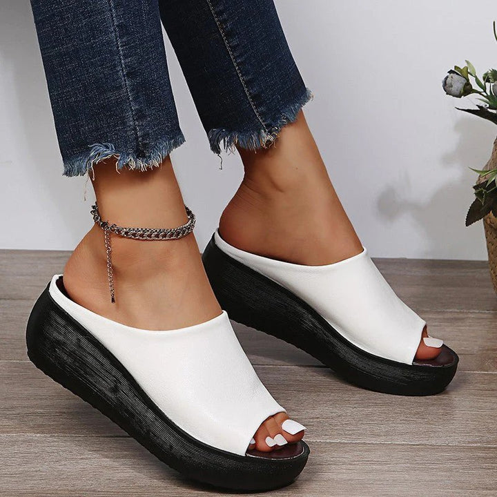 Gry™ – Ortopediske plattform sandaler med slip-on design