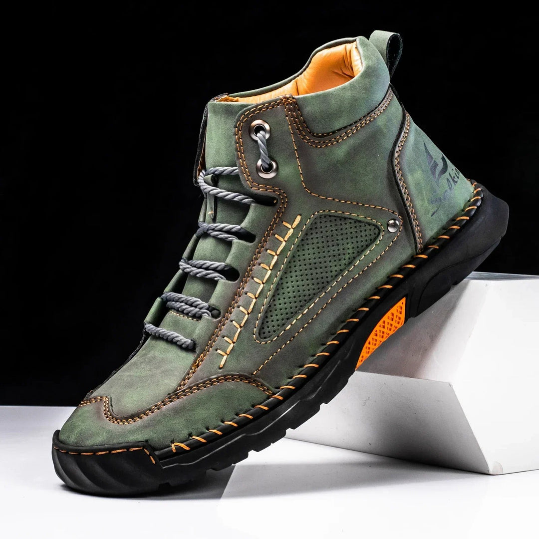 Matteo™ – Håndlagde snørebånd høy-top sneakers