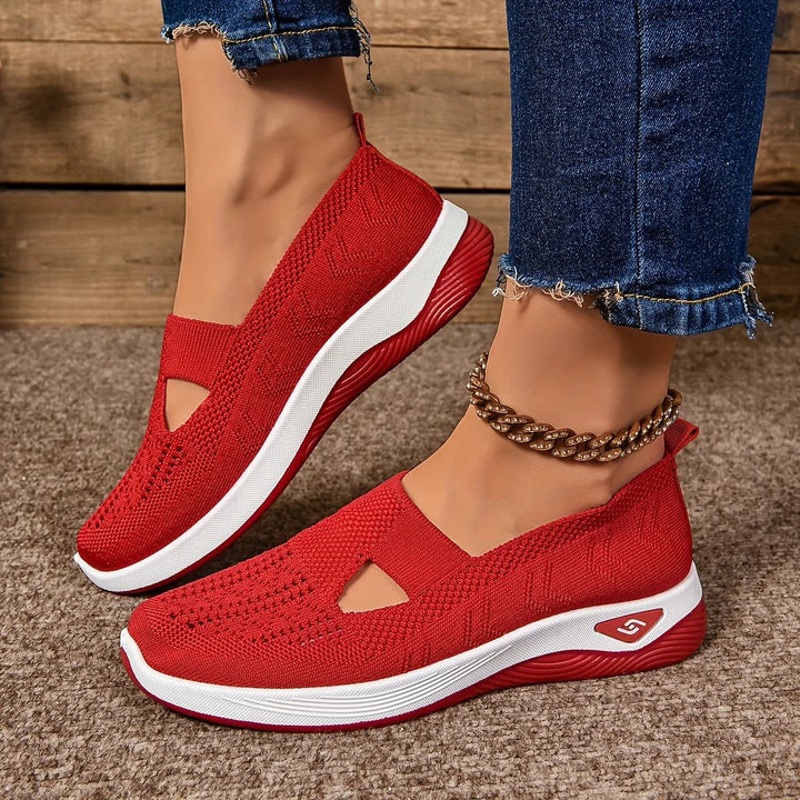 Eline™ – Pustende Mesh Slip-On Gå-sko