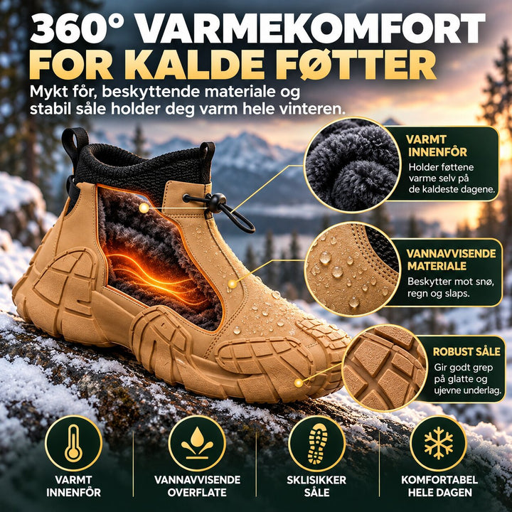 ThermoStep™ – Vanntette Termiske Ankelstøvler med Skridsikre Såler