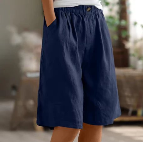 Lara™ – Høyt liv, avslappet passform Bermuda-shorts