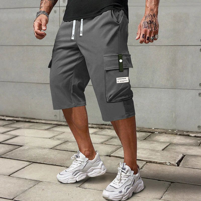 Nathan™ – Cargo shorts med snor og sidelommer