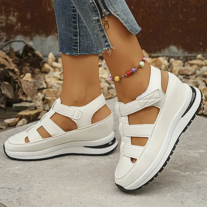 Melissa™ – | Polstret Plattform Knyttede Sandaler