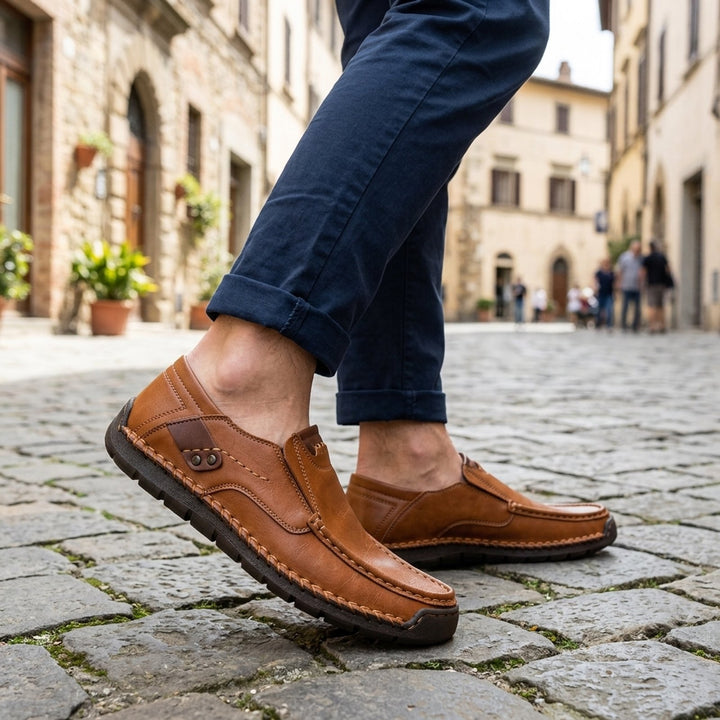 Gunnar™ – | Håndlagde Slip-On Loafers for Menn