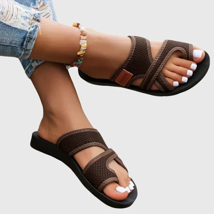 Nina™ – Ortopediske Sandaler med Krysstrapp