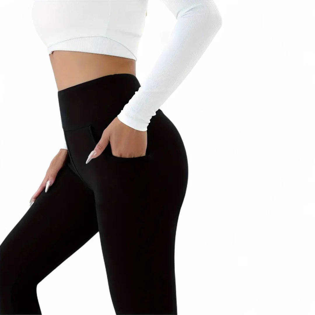 ThermoFleece™ – Høyt liv Fleeceforet Varme Strømpebukser
