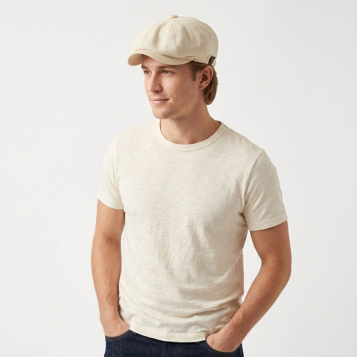 Maiken™ – Pustende Newsboy Caps med justerbar stropp