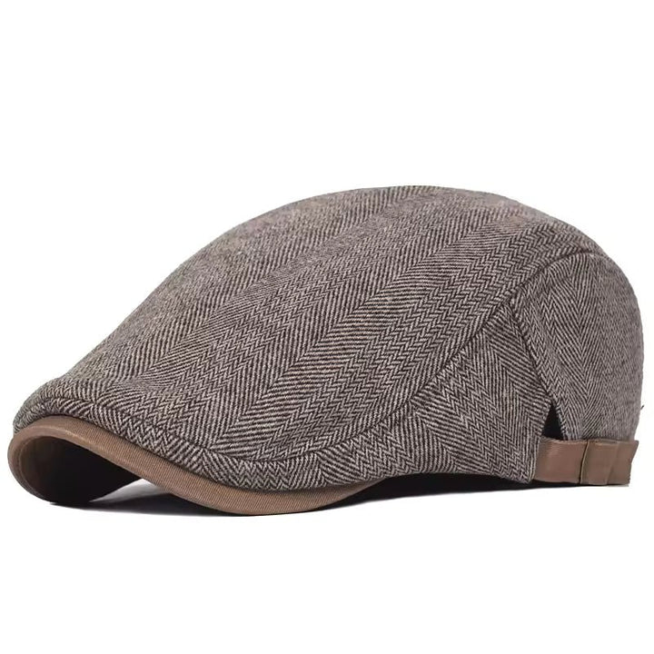 Oskar™ – Justerbar Herringbone Flat Cap