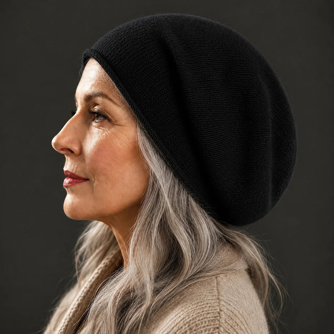Anneli™ – Slouchy Strikket Lue Myk Vinterhatt