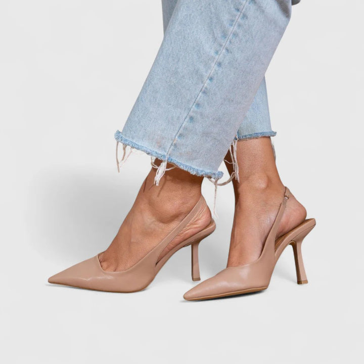 Alba™ – Ortopediske Spisse Tå Suede Pumper