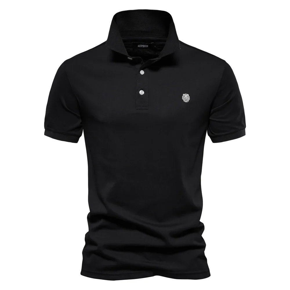 Kjell™ – Premium Brodert Polo med Korte Ermer