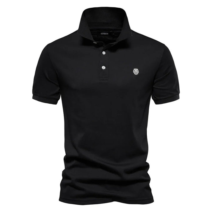Kjell™ – Premium Brodert Polo med Korte Ermer