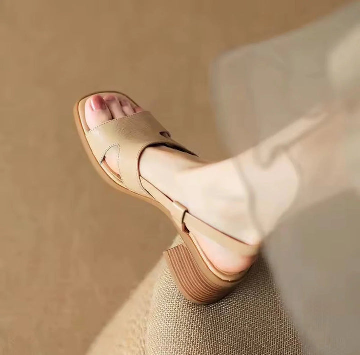Christina™ – Ortopediske Hælhøye Sandaler med Åpen Tå