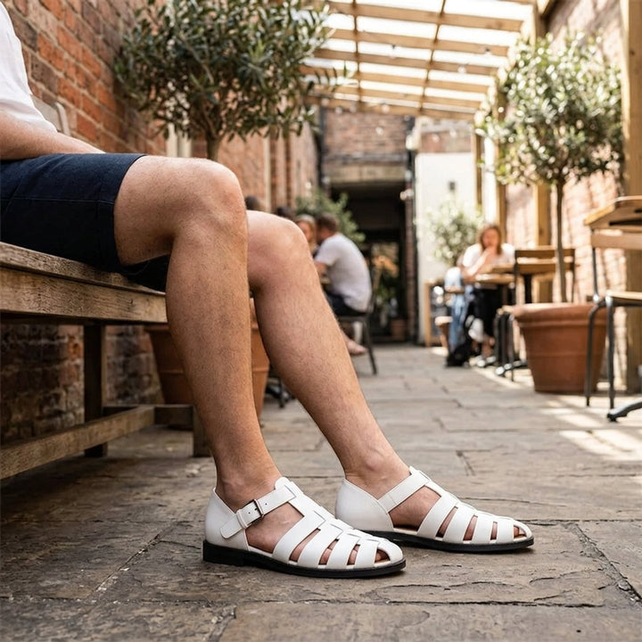 Frode™ – Spenne Stropp Lukkede Tå Sandaler